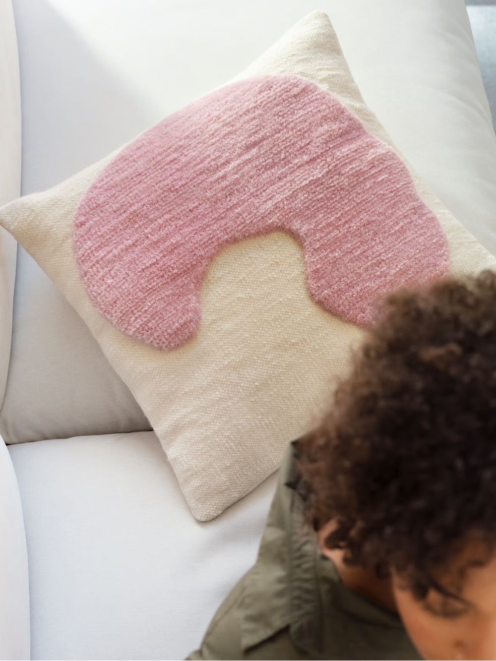 IKEA 2 Wool Accent Pillows